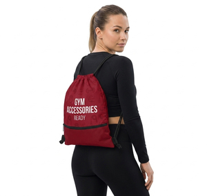 Custom 100% Polyester Nylon Drawstring Backpack <b>Bags</b> Unisex Gym Printed Fitness Drawstring <b>Bags</b> - Product Image 1