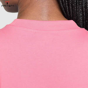 T-shirt d'été décontracté pour femme, col rond uni, coupe régulière, manches longues, 100 % coton, écologique, vente chaude - Product Image 6