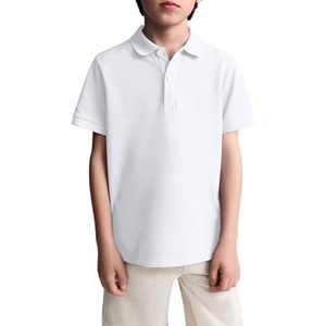 Polo en Coton Tricoté 100% Personnalisé de Luxe pour Garçons – Édition Décontractée, Doux, Respirant, Écologique, Séchage Rapide, Qualité Supérieure, Couleur Unie - Product Image 5