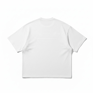 T-shirt vierge surdimensionné en maille respirante, vente en gros, 100% polyester épais, streetwear homme, épaules tombantes, logo de marque personnalisé - Product Image 2