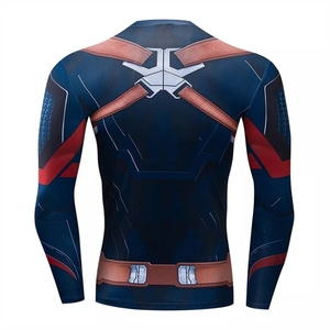 Maillot de protection anti-bactérien imprimé numériquement sur mesure pour MMA BJJ, service OEM, Spandex/Polyester, manches courtes, Fortle Industries - Product Image 3