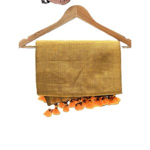 ชุดส่าหรีผ้าฝ้ายผสมฝ้ายผสมกับเสื้อชิกุ - Product Image 1