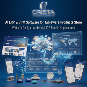 แอปพลิเคชันมือถือ Android iOS ซอฟต์แวร์ AI ERP CRM สำหรับร้านค้า ผลิตภัณฑ์เครื่องใช้บนโต๊ะอาหาร การออกแบบเว็บไซต์ WordPress Shopify AI อีคอมเมิร์ซ - Product Image 1
