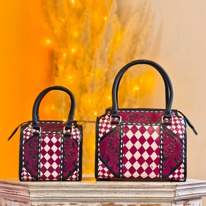 Sac de voyage léger et imperméable en cuir véritable Venus avec fermeture éclair pour femmes et filles, idéal pour une utilisation quotidienne en extérieur - Product Image 5