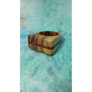 RR ENTERPRISES Bague en bois et résine faite à la main d'Inde pour une élégance quotidienne, accent parfait pour la collection de tapis et de coussinets - Product Image 3