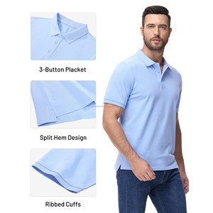 Polos de Alta Calidad Estilo Gótico para Hombre, Manga Corta, con Logotipo Personalizado Impreso en la Parte Delantera, Tejido de Lona Transpirable - Product Image 1