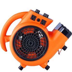 Ventilatore Asciugatore Portatile per Tappeti, 4 Angoli di Soffiaggio, 1/4 HP, 1000 CFM, Soffiatore d'Aria ad Alta Portata per Asciugatura e Raffreddamento, 4 Funzioni con Timer - Product Image 6