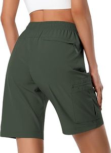 Shorts Deportivos Ligeros para Mujer con Logotipo Personalizado, Resistentes al Agua, de Secado Rápido, con Múltiples Bolsillos, para Golf, Gimnasio, Viajes - Product Image 2