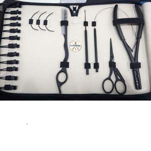 Kit d'outils professionnels pour extensions de cheveux, ensemble complet, acier inoxydable de haute qualité, pour usage en salon, prix de gros OEM - Product Image 1