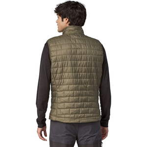 Outdoor Windproof Winter Puffer <b>Vest</b> <b>Men</b> Hooded Padded Sleeveless Jacket Warm Fleece Lining Sporty Waistcoat - Product Image 3