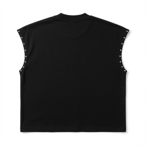 Camiseta sin mangas Glory Custom DTG impresa con diseño personalizado, 100% algodón jersey, estilo vintage moderno, para unisex, ajuste cómodo. - Product Image 2