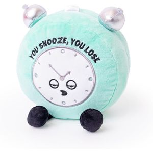 Despertador Divertido con Peluche 'Si te Retrasas, Pierdes', Producto de Broma Práctica - Product Image 1
