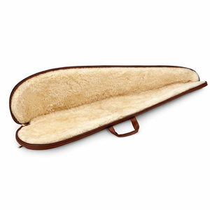 Sac à fusil en cuir unisexe à vendre, pour le tir en plein air, emballage personnalisé, matériau en cuir véritable. - Product Image 3