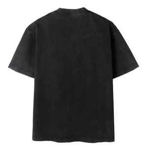 เสื้อยืดโอเวอร์ไซส์ทรงวินเทจ ผ้าคอตตอนถัก 100% ซักกรดแบบ Heavyweight ไม่หดตัว เป็นมิตรต่อสิ่งแวดล้อม แขนสั้น สีพื้น - Product Image 6