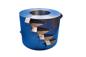 Bloque de Cuchillas Helicoidales de Acero Dúplex de Alta Calidad para Fresadora, Fundición a la Cera Perdida, Personalizado por Vartis Engineering - Product Image 3