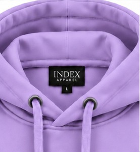 Fabricante de Sudaderas Personalizadas Index Apparel, Ropa Urbana Premium de Alta Calidad, Marca Privada, Sudadera con Capucha de Forro Polar Morado para Hombre - Product Image 5