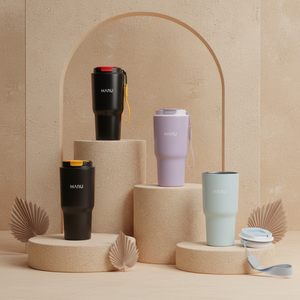 Premium Quality 600ml/20oz Lightweight Stainless Steel Vacuum Tumbler <b>Double</b> <b>Wall</b> Portable Titanium Ceramic Coating 6-Hour - Product Image 1