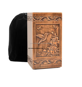 Urna de madera de mango hecha a mano para cenizas humanas, caja de madera, urna de cremación personalizada para cenizas, caja de urna de madera grande hecha a mano - Product Image 4