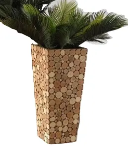 Wooden Flower Pots Home Decoration Luxury Gifts Planters for Wholesale Supplier