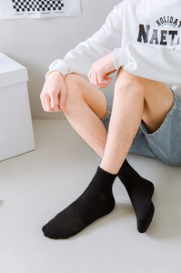 Chaussettes de sport en coton pour hommes avec logo personnalisé, motif dessin animé, respirantes, légères, absorbant la transpiration, idéales pour l'automne - Product Image 6