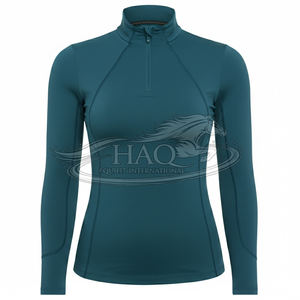 Haut de performance OEM pour l'équitation, sous-couche respirante à séchage rapide pour l'entraînement estival, vêtement équestre - Product Image 1