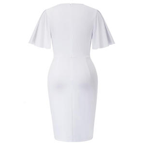 Robe polo en coton pour femmes - Design à bordures contrastées - Coupe ajustée - Vêtements de sport pour le golf féminin - Product Image 2