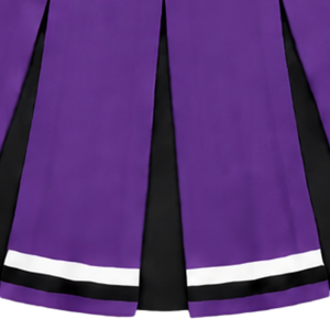 Jupe plissée Deep Purple pour femmes et filles, idéale pour la danse athlétique, les spectacles, l'entraînement, les compétitions, les uniformes scolaires et sportifs. - Product Image 4