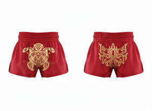 Shorts de boxe en satin pour hommes, Muay Thai professionnel, MMA, logo personnalisé brodé, entraînement d'arts martiaux, shorts souples et durables pour hommes - Product Image 6