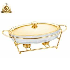 Pastel Green Cooking Pot With Floral Lid Vintage Style Kitchenware With Handles And Gold Emblem Premium Cookware - Product Image 3