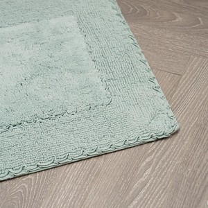 Alfombra de Baño Clásica de Algodón, Rectangular, Antideslizante, con Base de Goma, Lavable a Máquina, Grosor Medio, Color Sólido - Product Image 2