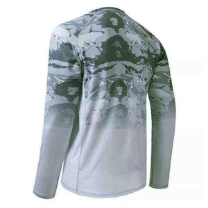 Men's Long Sleeve Thermal Hunting <b>Base</b> <b>Layer</b> Top Print Hunting Top Breathable Merino <b>Wool</b> Thermal High Quality Best Price - Product Image 3