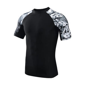 Camiseta Interior Térmica de Compresión para Hombre, 100% Algodón, Ligera, Talla Grande, Manga Corta, Ropa Interior Deportiva de Secado Rápido - Product Image 1
