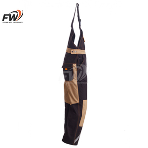 Overol de trabajo de algodón para hombre, mono con tirantes y bolsillos, uniforme de trabajo, chaqueta y pantalones de trabajo - Product Image 3
