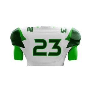 Ensemble d'uniformes de football américain personnalisés en sublimation, maillots et pantalons de football professionnels respirants pour l'entraînement en équipe - Product Image 3