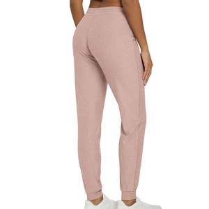 Pantalones Deportivos de Moda para Mujer, Color Sólido Personalizado, Pantalones Casuales con Cordón, Pantalones de Salón Suaves y Cómodos, Pantalones Deportivos para Dama, Venta al Por Mayor - Product Image 2