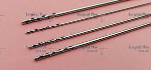 Poignée de canules de liposuccion Lipo Luer Lock en acier inoxydable pour chirurgie esthétique, 3mm, 4mm, 4.5mm, 5mm x 30cm - Product Image 2