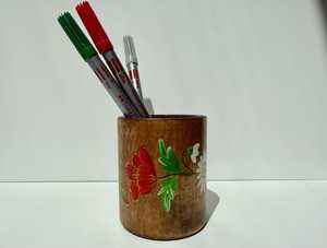 Wooden Office Desk Organizer with Pen Storage Compartment - Product Image 5