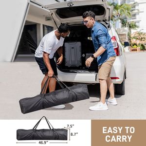Tenda Pop-up Pieghevole Impermeabile Pratica Color Kaki 3x3m con Due Porte e Due Finestre - Product Image 4