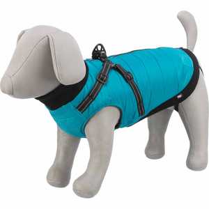Abrigo para Mascotas Pontis Aquamarine con Arnés, Talla M 45 cm, Ropa Elegante para Mascotas - Product Image 2