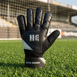 Latest Style Non- <b>Slip</b> Black <b>Full</b> Finger Goalkeeper Gloves High Quality Personalized Customization Breathable Goalkeeper Gloves - Product Image 3