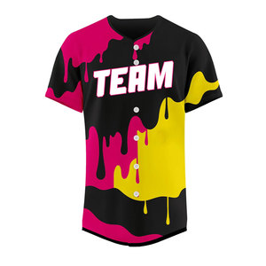 Premium Quality <b>Men</b> Baseball Jersey Latest Style Affordable Price Baseball Jersey Hot Selling Lightweight Baseball Jersey - Product Image 1