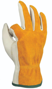 Premium Cowhide Leather Work Gloves Safety Construction Gloves Durable Industrial Ranch General Purpose Gardening Gloves OEM - Product Image 5