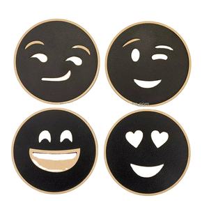 Decorative Design <b>Cork</b> <b>Coasters</b> Set Heat Resistant Drink <b>Coasters</b> for Home Kitchen Dining Table Decor - Product Image 1