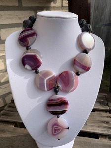 Collier en résine perlée, tendance, unisexe, bijoux de mode, look classique, pour mariage et soirée, personnalisable, en promotion - Product Image 2