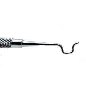 Juego de Limpiadores Dentales Manuales de 3 Piezas con Empuñadura Moleteada, Instrumento Quirúrgico de Metal Plateado Clase I, Shuja Quirúrgico - Product Image 3