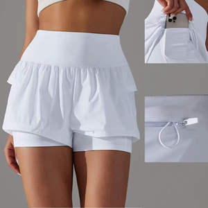 Shorts d'été sans coutures taille haute effet ventre plat pour la course, le fitness et la compression – Ensemble de sport yoga pour femme – Grande vente - Product Image 1