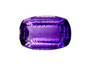 Pierre précieuse d'améthyste violette naturelle, taille coussin fantaisie, pierre d'améthyste non montée pour la fabrication de bijoux, vente en gros, design - Product Image 1