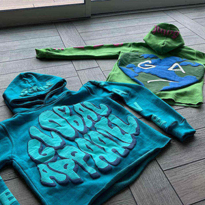 Sudadera con Capucha Global Apparels, Estilo Urbano, Unisex, de Algodón French Terry, Corte Regular, para Otoño - Product Image 4