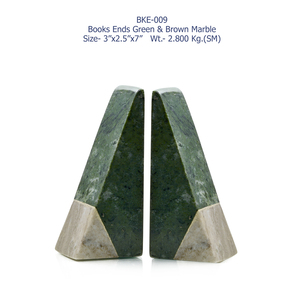 Sujetalibros de Mármol Verde Natural, Modernos Soportes para Libros de Piedra, Decoración Elegante para el Hogar, Hotel, Oficina, Biblioteca, Regalo de Cumpleaños, Precio al por Mayor - Product Image 2