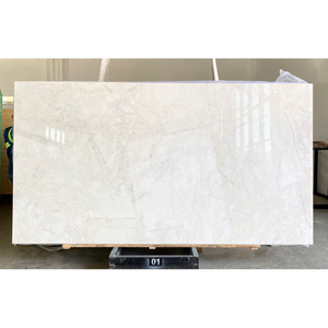 White Marble Translucent Thin Slab Polished Surface Modern Design for <b>Wall</b> Cladding Floor Tile Reception <b>Desk</b> Bathroom - Product Image 2